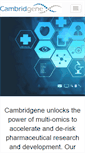 Mobile Screenshot of cambridgene.com
